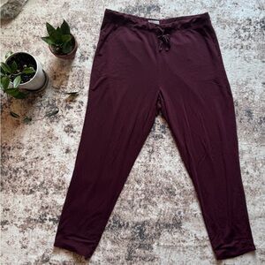 Lou & Grey Burgundy Sweatpants XL
